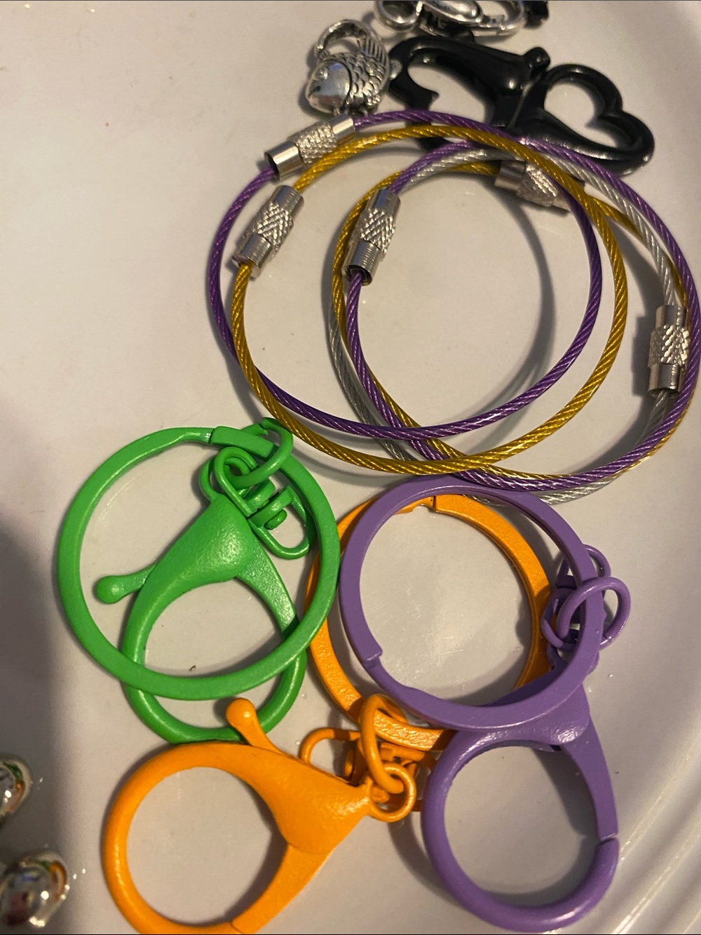 Bead Bundle Keychain Bag charm kit New - Picture 17 of 17
